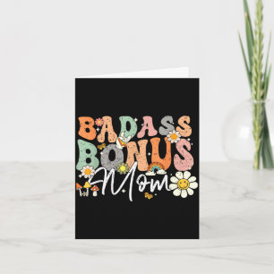 Bonus mum funny step mum mother's day card