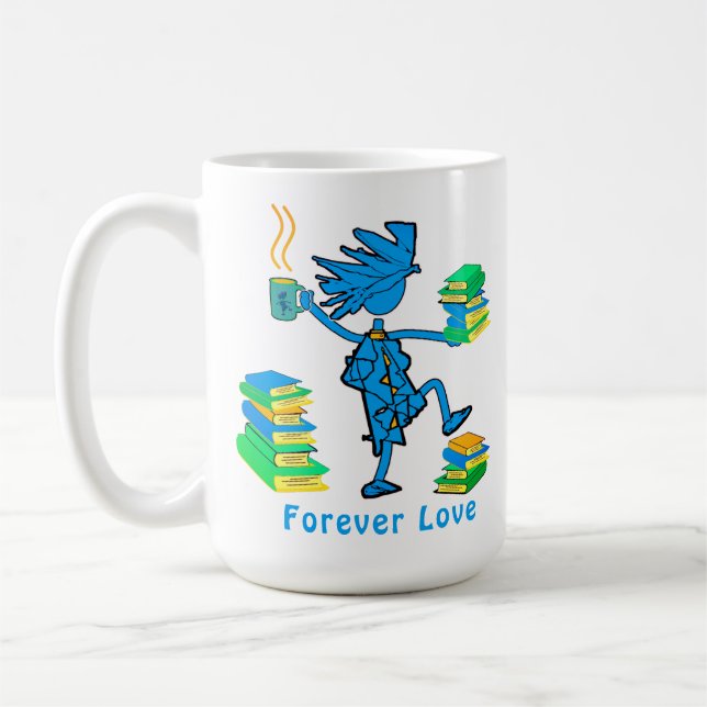 Bonus Mum! Love Books Coffee Mug (Left)
