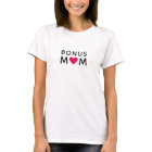 Bonus Mum | Modern Pink Heart Mother's Day