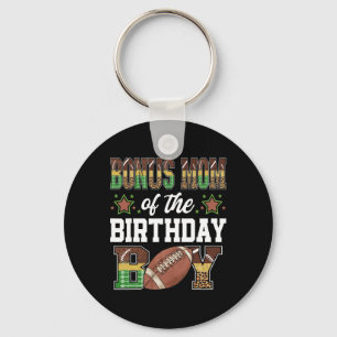 Bonus Mum Of The Birthday Boy Football Player Matc Key Ring