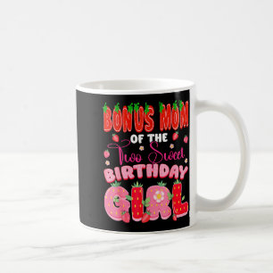 Bonus Mum of The Two Sweet 2nd Birthday Girl Coffee Mug