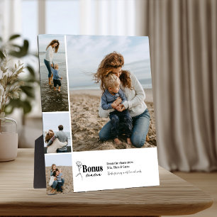 Bonus Mum Personalised Photo Layout Plaque