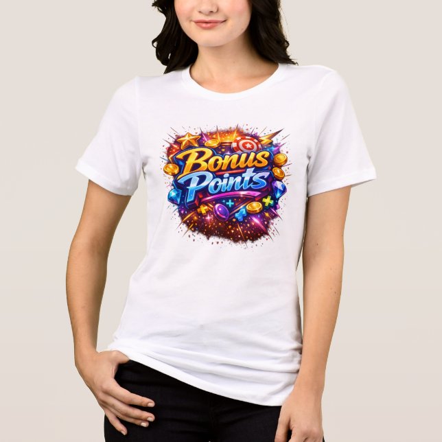 Bonus Points! Vintage Tri-Blend Shirt (Front)