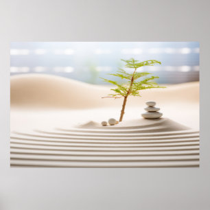 Bonzai Plant Wind Tranquil Peaceful Poster