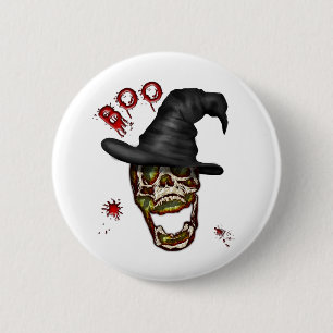 Boo 6 Cm Round Badge