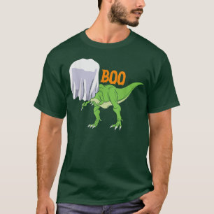 Boo Autism Awareness Halloween Dinosaur T Re Mummy T-Shirt