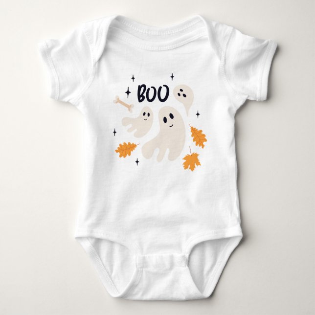 Boo Baby Bodysuit One Piece (Front)