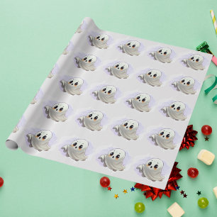 Boo Baby Shower Halloween themed Cute Party Wrapping Paper