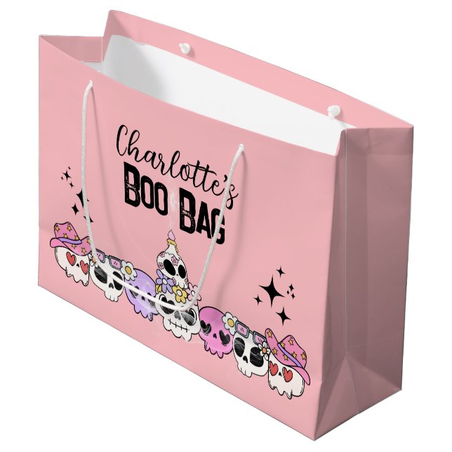 Boo Bag for a Halloween Skull-ebration (Front Angled)