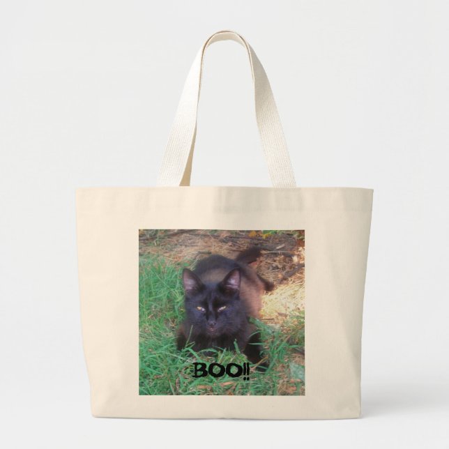BOO BAG!!! LARGE TOTE BAG (Front)