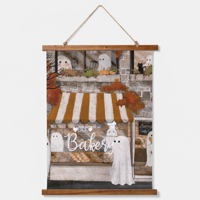 Boo Bakery Hanging Tapestry (Front)