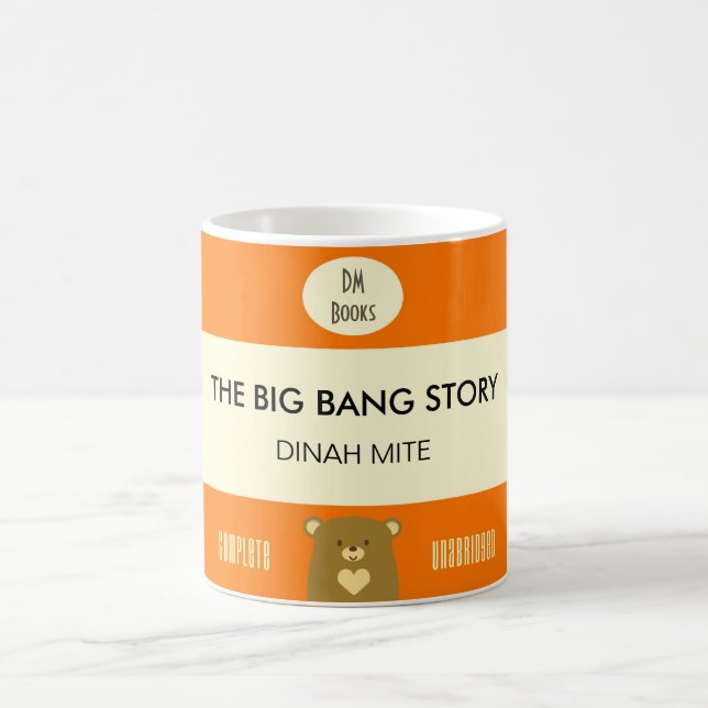 Boo Bear - Pumpkin Orange Coffee Mug (Center)