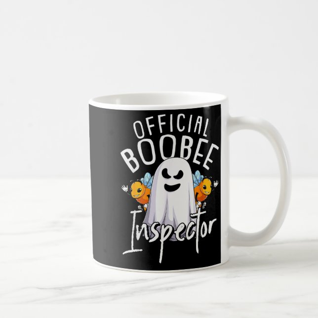 Boo-bee Inspector Lazy Diy Halloween Costume Funny Coffee Mug (Right)