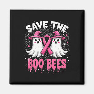 Boo Bees Breast Cancer Halloween Women Save The Magnet