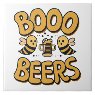 Boo Bees Ceramic Tile