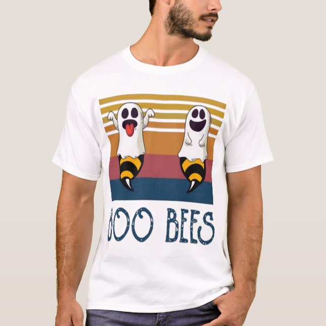 Boo Bees Couple Ghost Halloween shirt (Front)