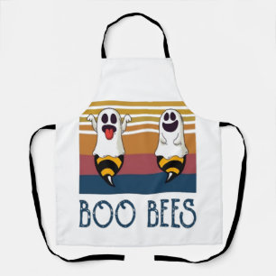 Boo Bees Couple Ghost Halloween shirt Apron