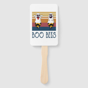 Boo Bees Couple Ghost Halloween shirt Hand Fan