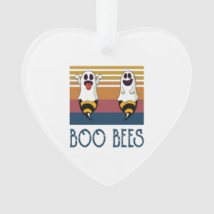 Boo Bees Couple Ghost Halloween shirt Ornament
