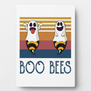 Boo Bees Couple Ghost Halloween shirt Plaque