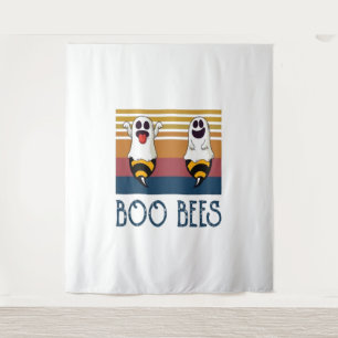 Boo Bees Couple Ghost Halloween shirt Tapestry