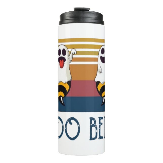 Boo Bees Couple Ghost Halloween shirt Thermal Tumbler (Front)