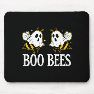 Boo Bees Couples Costume Funny for Women Halloween Mouse Pad