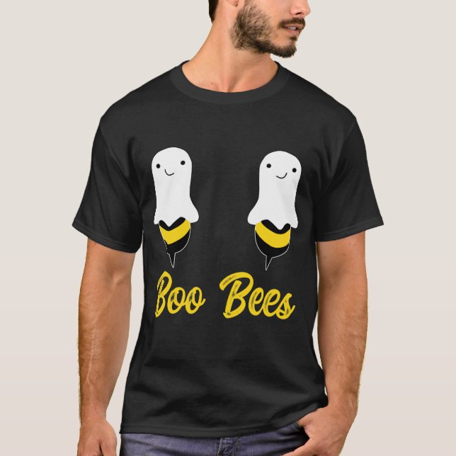 Boo Bees Couples Halloween Costume Funny Bees Tee  (Front)