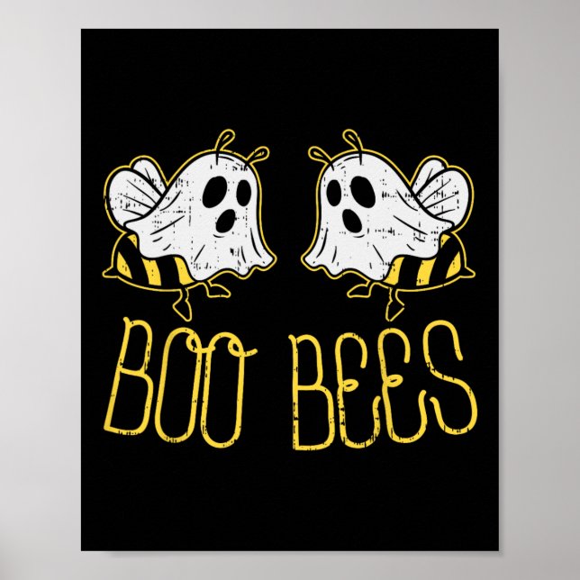 Boo Bees Fun Couples Halloween Costume For Adult H Poster (Front)