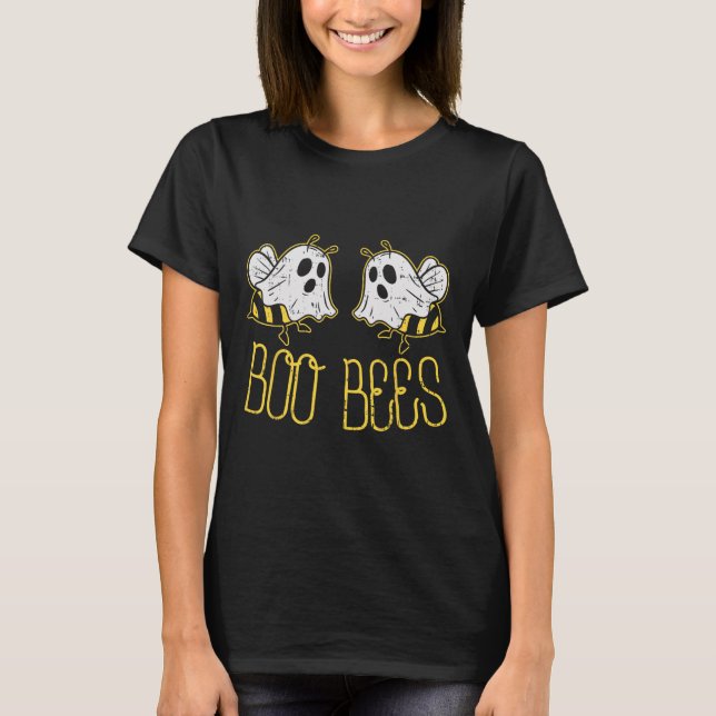 Boo Bees Fun Couples Halloween Costume For Adult H T-Shirt (Front)