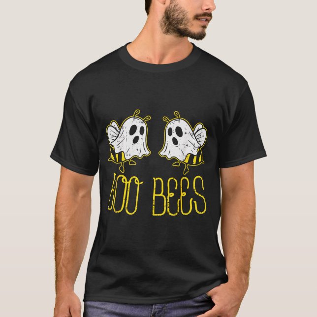 Boo Bees Funny Couples Halloween Costume For Adult T-Shirt (Front)