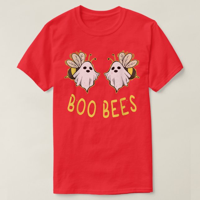 Boo Bees Funny Couples Halloween Costume For Adult T-Shirt (Design Front)