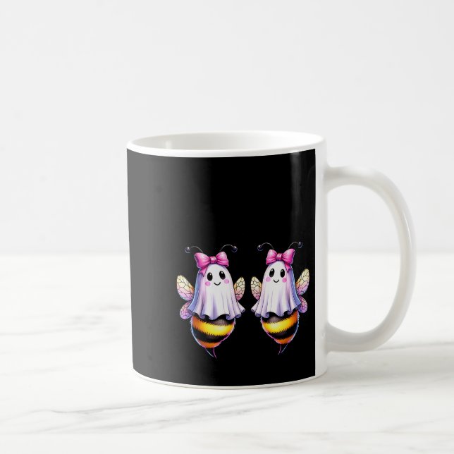 Boo Bees Ghost Bee Halloween Costume Women Funny  Coffee Mug (Right)