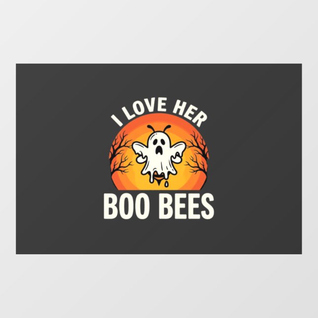 Boo Bees Halloween Ghost Bee Funny Design_1 (Sheet)
