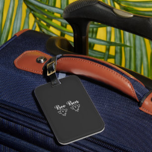 Boo Bees Halloween Ghost Design Luggage Tag