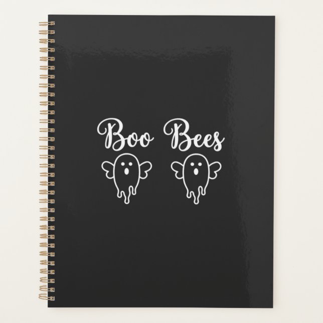 Boo Bees Halloween Ghost Design Planner (Front)