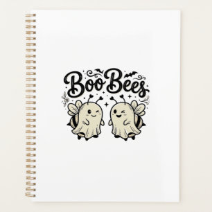 Boo Bees Vintage Halloween Ghost Bee Design_1 Planner