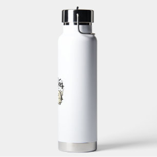 Boo Bees Vintage Halloween Ghost Bee Design_1 Water Bottle