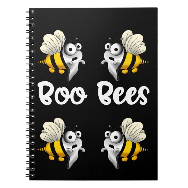 Boo bees white notebook (Front)