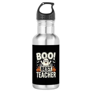 Boo Best Teacher Halloween Ghost Design_1 532 Ml Water Bottle