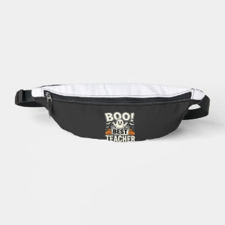 Boo Best Teacher Halloween Ghost Design_1 Bum Bags