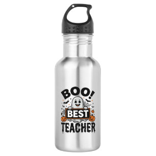 Boo Best Teacher Vintage Halloween Teacher Design_ 532 Ml Water Bottle