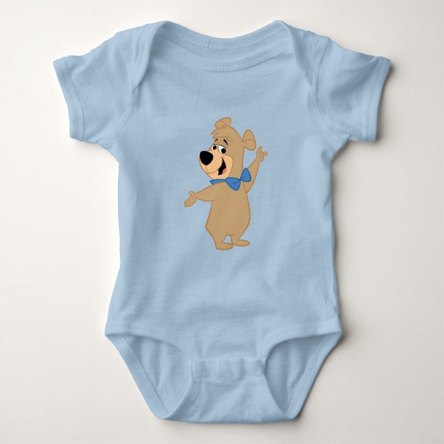 Boo-Boo Bear Arms Wide Baby Bodysuit (Front)