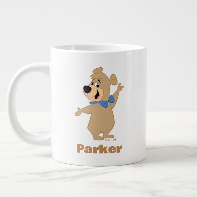 Boo-Boo Bear Arms Wide Large Coffee Mug (Left)