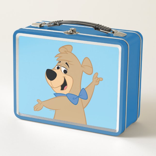 Boo-Boo Bear Arms Wide Metal Lunch Box (Front)
