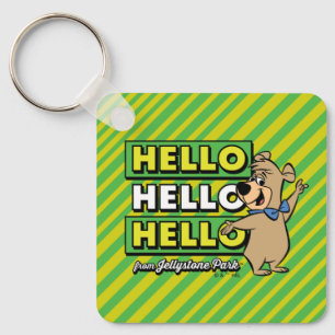 Boo-Boo Bear Hello Hello Hello From Jellystone Key Ring