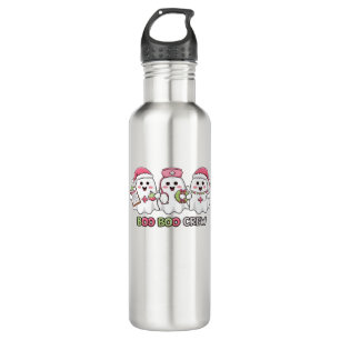 Boo Boo Crew Christmas, Ghost Nurse Oversized T-Sh 710 Ml Water Bottle