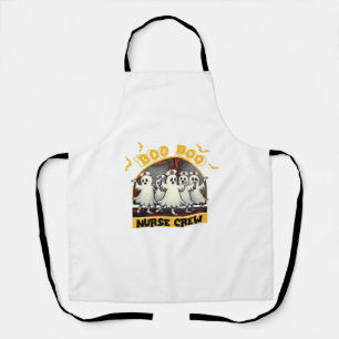 BOO BOO CREW CLASSIC NURSE HALLOWEEN T-SHIRT Overs Apron