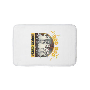 BOO BOO CREW CLASSIC NURSE HALLOWEEN T-SHIRT Overs Bath Mat