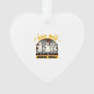 BOO BOO CREW CLASSIC NURSE HALLOWEEN T-SHIRT Overs Ornament